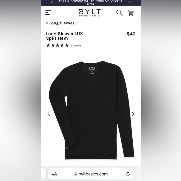 NWOT BYLT Basic LUX Tee Shirts Bundle Size M - Picture 3 of 7